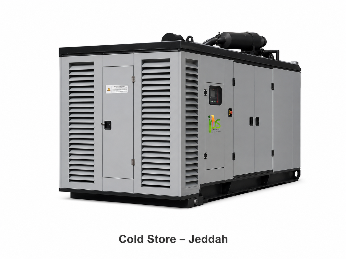 Cold Store Jeddah project generator installation