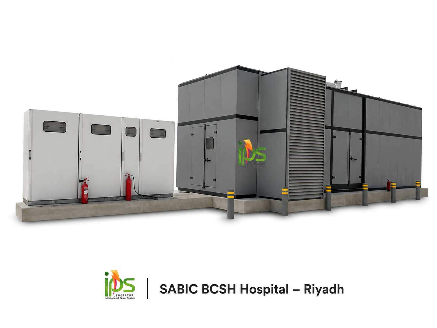 SABIC BCSH Hospital Riyadh generator project